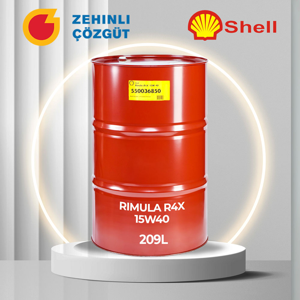 Shell Rimula R4X 15w40 208L: Масло для дизельных двигателей большой мощности